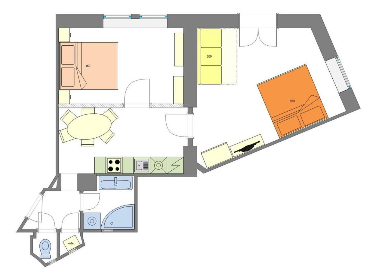 Apartment mit 2 Schlafzimmern