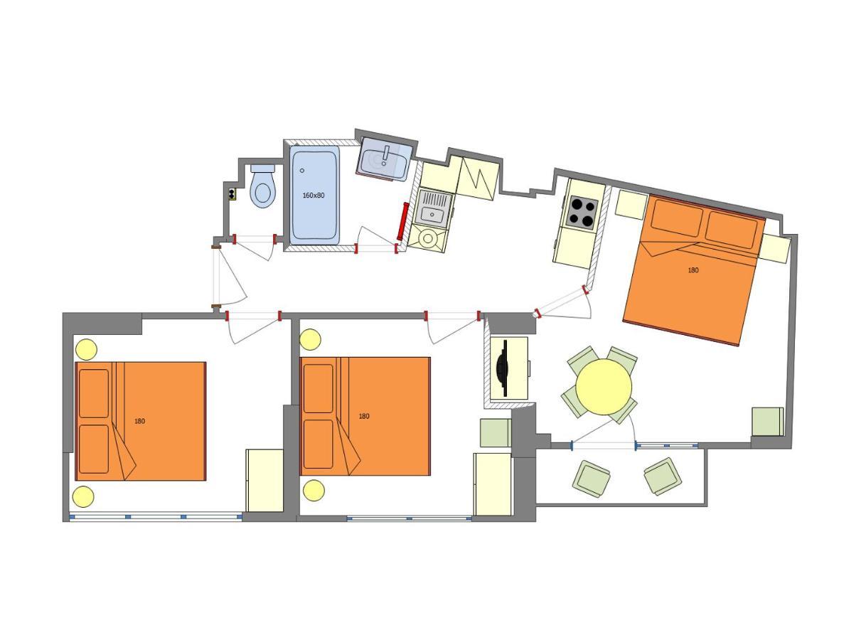 Apartment mit 3 Schlafzimmern