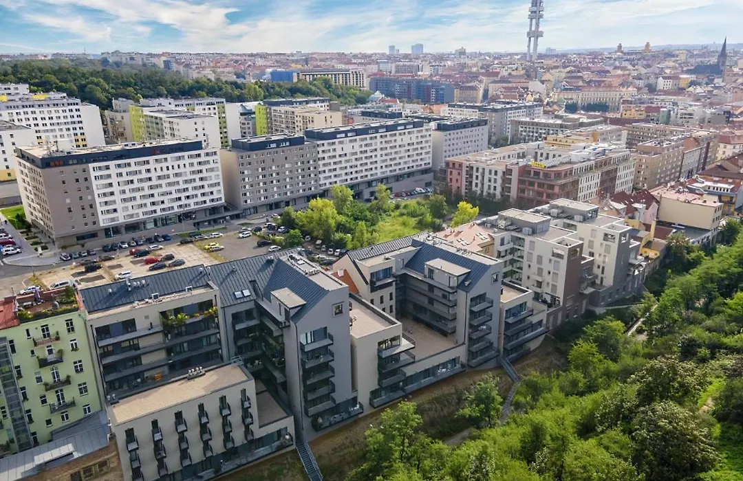 Central Prague Vitkov - Free Parking-1
