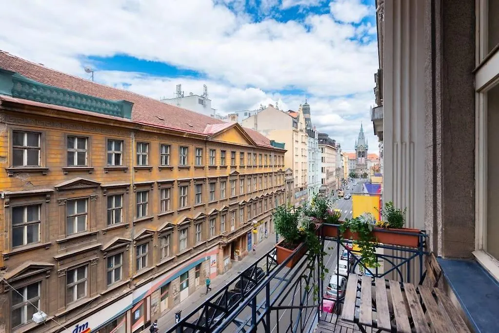 Spacious Apartment With Balcony At Wenceslas Sq-1