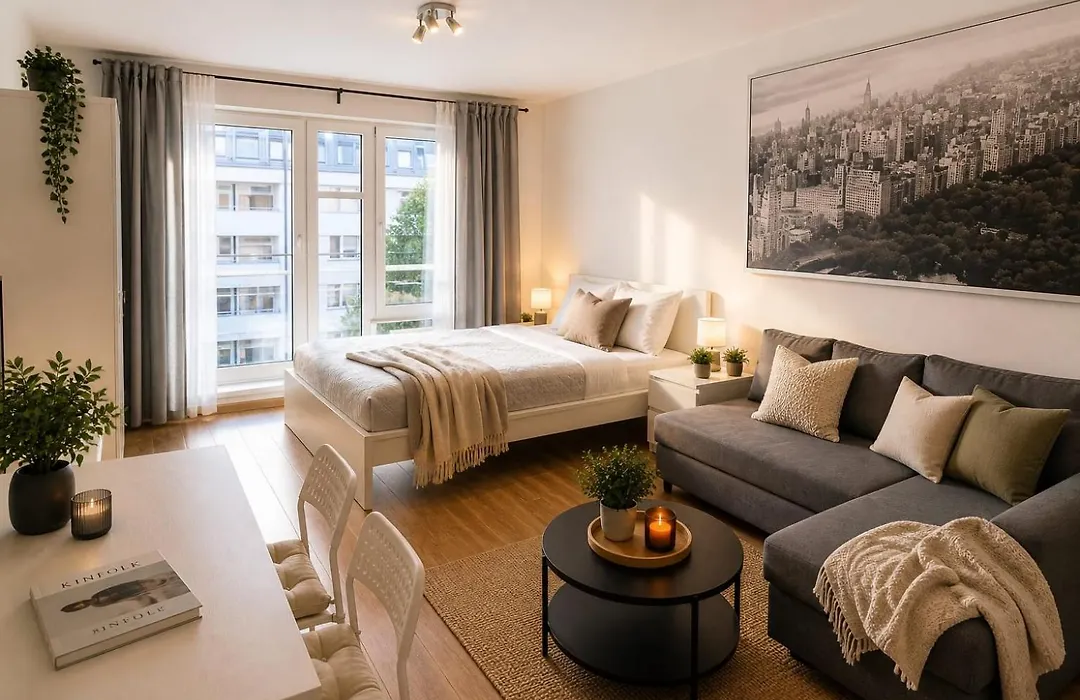 Brand New Studio Apartment #71 With Free Secure Parking In The Center-1