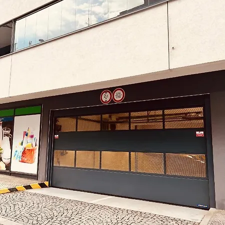 White Pearl Studio With Parking In Holesovice-3