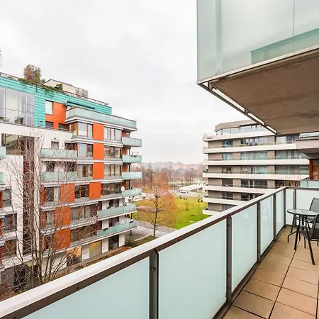 River Diamond Residence Apartment In Karlin With Garage And Balcony-3