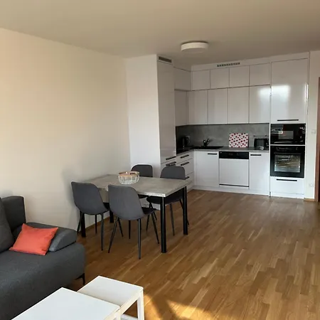 Prague Smichov Andel Apartment-3