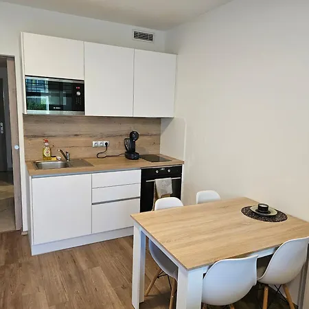 Apartment - O2 Arena Prague With Parking - - With Large Glass Balcony-2