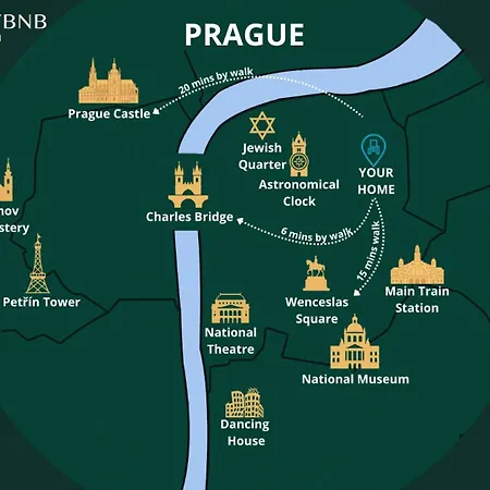 Stylish Apartment In Prague 1 Close To Old Town Square By Easybnb Premium-3