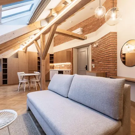 Elegant Attic Residence With Terrace Near Riegrovy Sady | Rieger Gardens-3