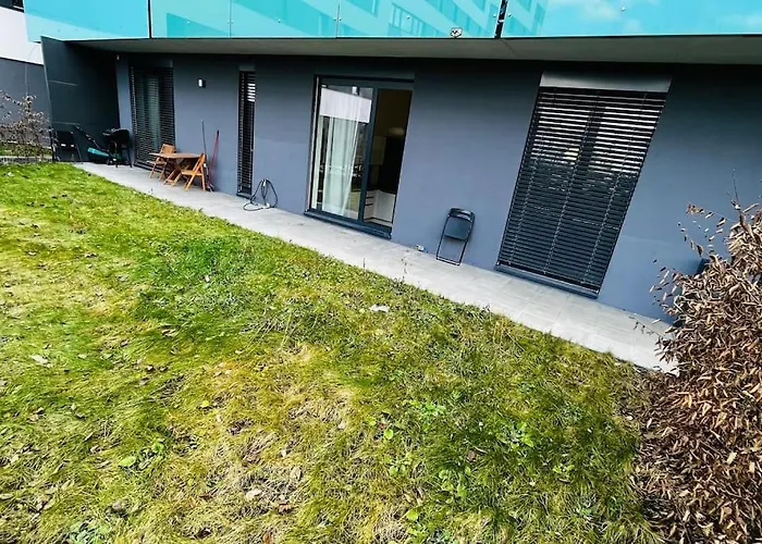 Holesovice, Garden, Garage