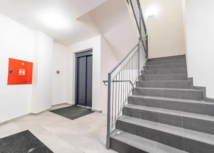 Brand New Studio Apartment #51 With Free Secure Parking In The Center Praga, Czechy