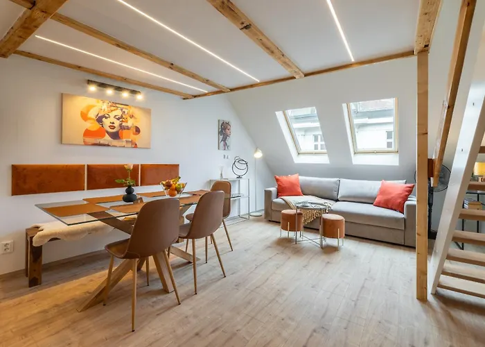 Stylish Loft Apartment In Prague City Centre By Easybnb Premium